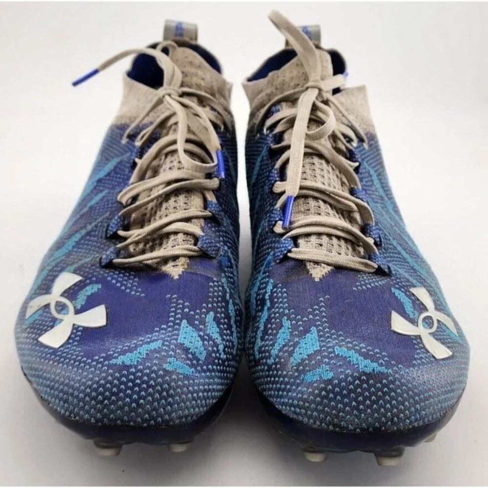 Under Armour Spotlight Lux MC ThreadLock Football Cleats 3022654-400 Men’s Sz 14